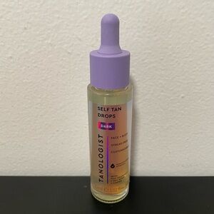 Tanologist Self Tan Drops NEW SEALED Dark Face Body Tanning 1.01 oz